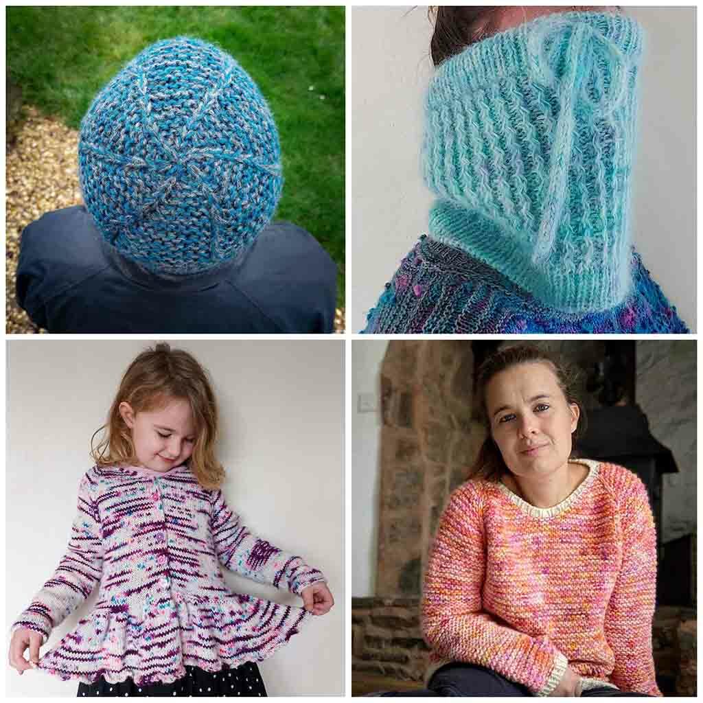 selection of my knitting patterns